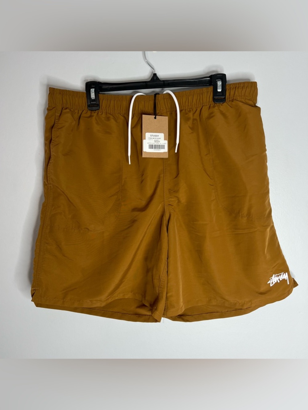 Stussy Stock Water Shorts Mens XL Coyote Brown Tan NWT